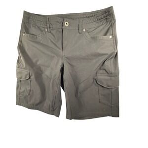 KUHL Renegade Cargo Shorts Mens 33 Charcoal Gray Excellent 10 Inseam 6417